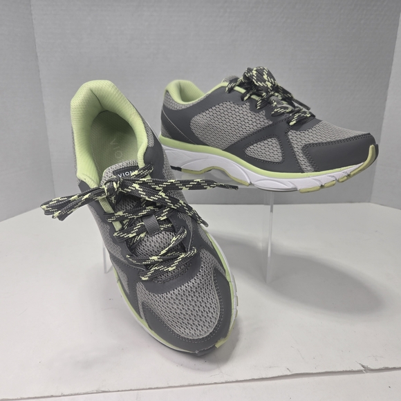 Vionic Shoes - Vionic Tokyo Fitness Trainers Gray and Green Athletic Sneakers Women's Size 6
